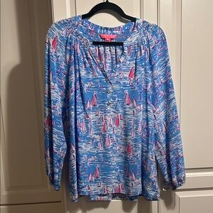Lilly Pulitzer Elsa in Boatylicious print, size L